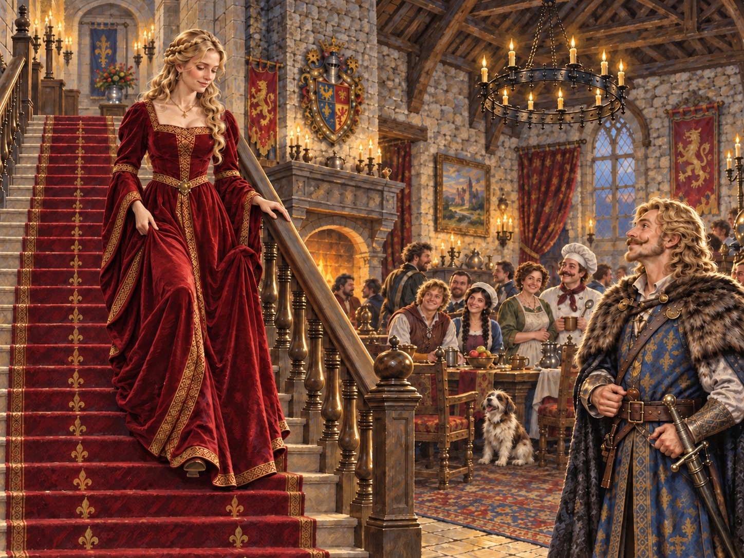 Frida und Ritter Eisenbart auf Burg Eisenstein
